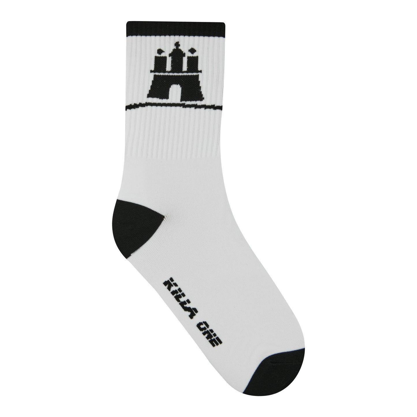 Killa One Socke Hamburg weiß Gr. 43-46